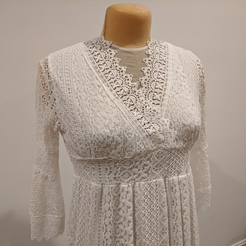 Lace Crochet Dress